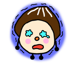 Fairy of the Japanese mushroom shiitake. sticker #549601