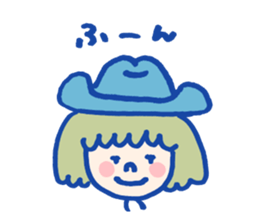 Hat Girl & Friends sticker #549837