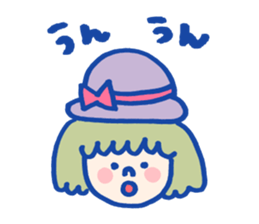 Hat Girl & Friends sticker #549846
