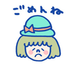 Hat Girl & Friends sticker #549858