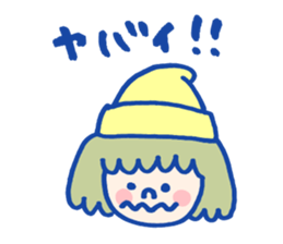 Hat Girl & Friends sticker #549869