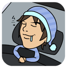 Productivity drive stamp , Mr. Tsukasa sticker #550876