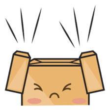 Torro, the cardboard box robot sticker #551276