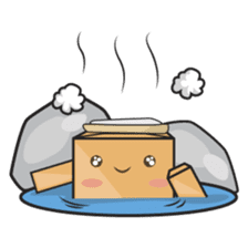 Torro, the cardboard box robot sticker #551308