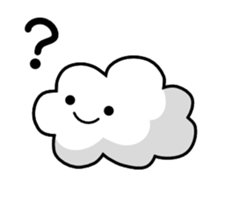 Feelings of cloud sticker #551322