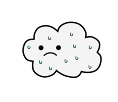 Feelings of cloud sticker #551343
