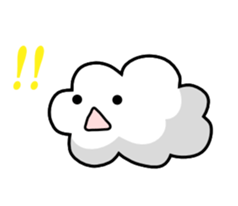 Feelings of cloud sticker #551346