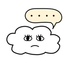 Feelings of cloud sticker #551353