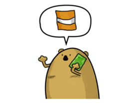 Greedy wombat sticker #551454