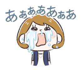 Radiant woman Stamp sticker #551681