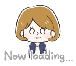 Radiant woman Stamp sticker #551686