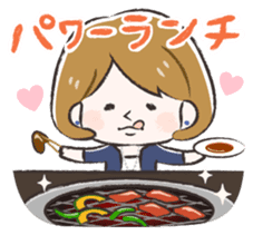 Radiant woman Stamp sticker #551700