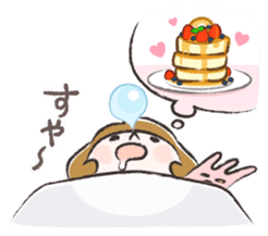 Radiant woman Stamp sticker #551708