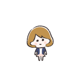 Radiant woman Stamp sticker #551712