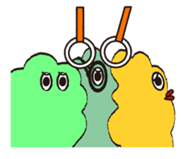 mokumoku's and friends sticker #551832