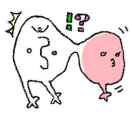 white white white sticker #551864