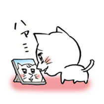 nico of a cat sticker #551964