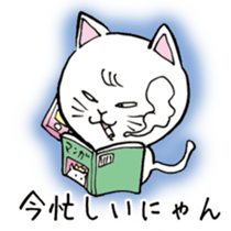 nico of a cat sticker #551978