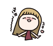 Not look like the girl sticker #552296