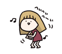 Not look like the girl sticker #552308