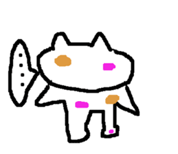 japanese cat mikeneko sticker #552522