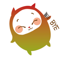 Colorful cats sticker #552918
