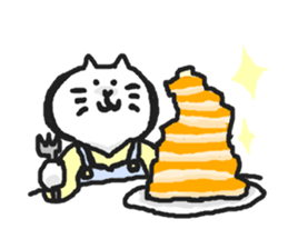 Cat's invitation sticker #553038