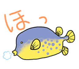 globe fish sticker #553165