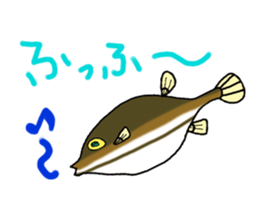 globe fish sticker #553172