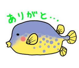 globe fish sticker #553175