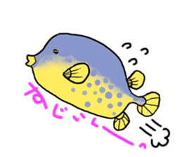 globe fish sticker #553185