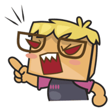 Gogo, the cool guy sticker #553535