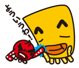 funny octopus and straight octopus sticker #553782