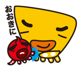 funny octopus and straight octopus sticker #553785