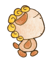 Mr. Okinawan lion dog & Mr. bitter gourd sticker #554076