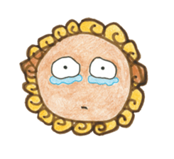 Mr. Okinawan lion dog & Mr. bitter gourd sticker #554080