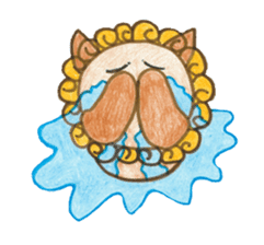 Mr. Okinawan lion dog & Mr. bitter gourd sticker #554088