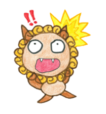 Mr. Okinawan lion dog & Mr. bitter gourd sticker #554091