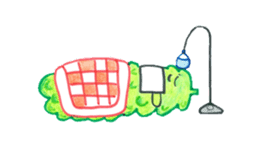 Mr. Okinawan lion dog & Mr. bitter gourd sticker #554097