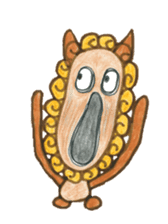 Mr. Okinawan lion dog & Mr. bitter gourd sticker #554098