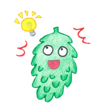 Mr. Okinawan lion dog & Mr. bitter gourd sticker #554099