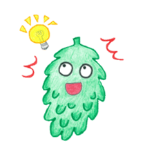 Mr. Okinawan lion dog & Mr. bitter gourd sticker #554099