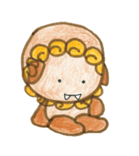 Mr. Okinawan lion dog & Mr. bitter gourd sticker #554100