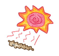 Mr. Okinawan lion dog & Mr. bitter gourd sticker #554109