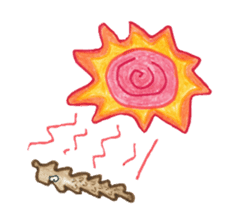 Mr. Okinawan lion dog & Mr. bitter gourd sticker #554109