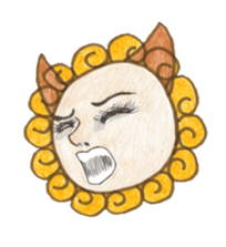 Mr. Okinawan lion dog & Mr. bitter gourd sticker #554111