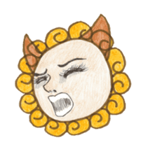 Mr. Okinawan lion dog & Mr. bitter gourd sticker #554111