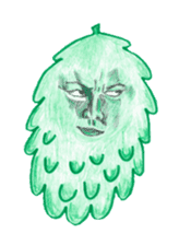 Mr. Okinawan lion dog & Mr. bitter gourd sticker #554112