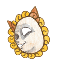 Mr. Okinawan lion dog & Mr. bitter gourd sticker #554113