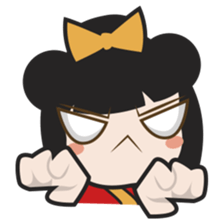 Kimi, kawaii kokeshi japanese doll sticker #554398